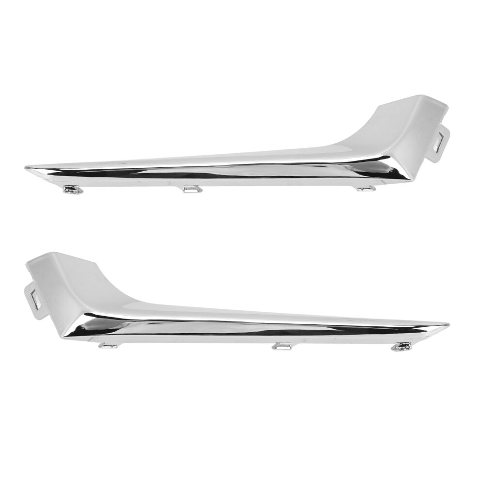 1Pair Front Bumper Trim 23478374 Anti Scratch Stylish Durable Bumper Molding Trim Replacement For Malibu 2016 To 2018 4671315454497