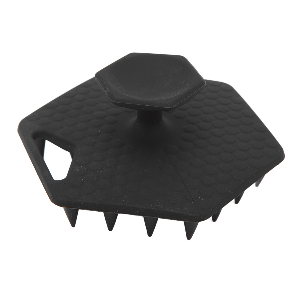 Black Facial Exfoliating Brush Deep Cleansing Soft Silicone Face Beard Brush With Suction Cup