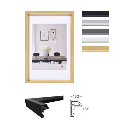 walther design Picture Frame  White  20 x 20 cm 2