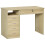 Homcom HOMCOM Computer Desk Writing Desk with Five Drawers for Home Office Oak 9