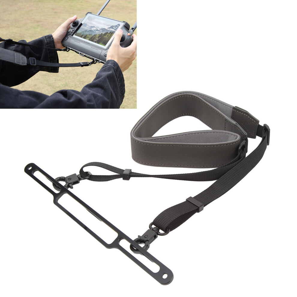 Drone Remote Controller Lanyard Hands Free Adjustable Detachable Drone Lanyard Padded Neck Strap For Dji Rc Plus 4611315461521