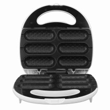 750W Waffle Corn Dog Maker Non Stick Corn Dog Machine Makes 6 Mini Corn Dogs At Once UK Plug 220‑240V