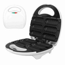 750W Waffle Corn Dog Maker Non Stick Corn Dog Machine Makes 6 Mini Corn Dogs At Once AU Plug 220‑240V