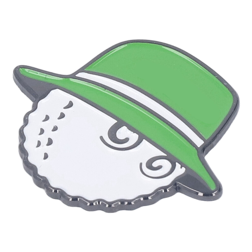 Golf Ball Marker Hat Clips Removable Magnetic Anti Rust Marker Hat Clip for Women Men Adults Green