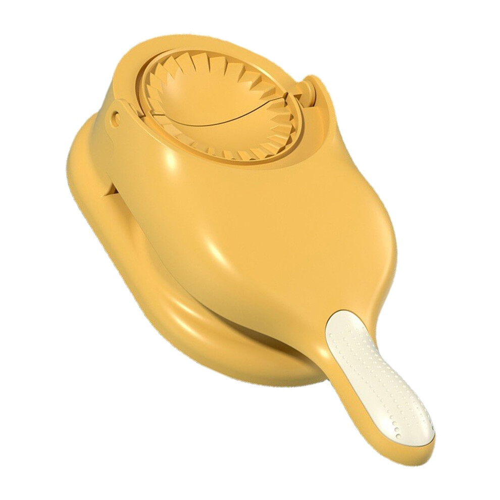 Dumpling Maker PP Manual Dumpling Skin Maker Mold Press Machine DIY Tool for Home Kitchen Yellow-image-OPC-PHR7QGM-NEW