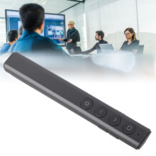 Kabelloser Präsentations-Zeigestift 98,4 ft RF 2,4 GHz Fernbedienung für Keynote & PPT Schwarz