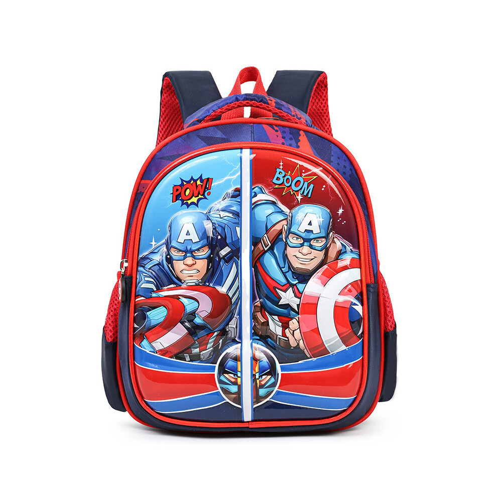 (Captain America) Frozen Kuromi Cartoon Lightweight Kids Backpack For Preschool Use Learning-image-OPC-PHR7VGP-NEW