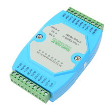 RS485 Hub 8 Ports 300 to 460800bps 32 Nodes Self Adaptive Half Duplex Industrial RS485 Repeater for Relay Extension