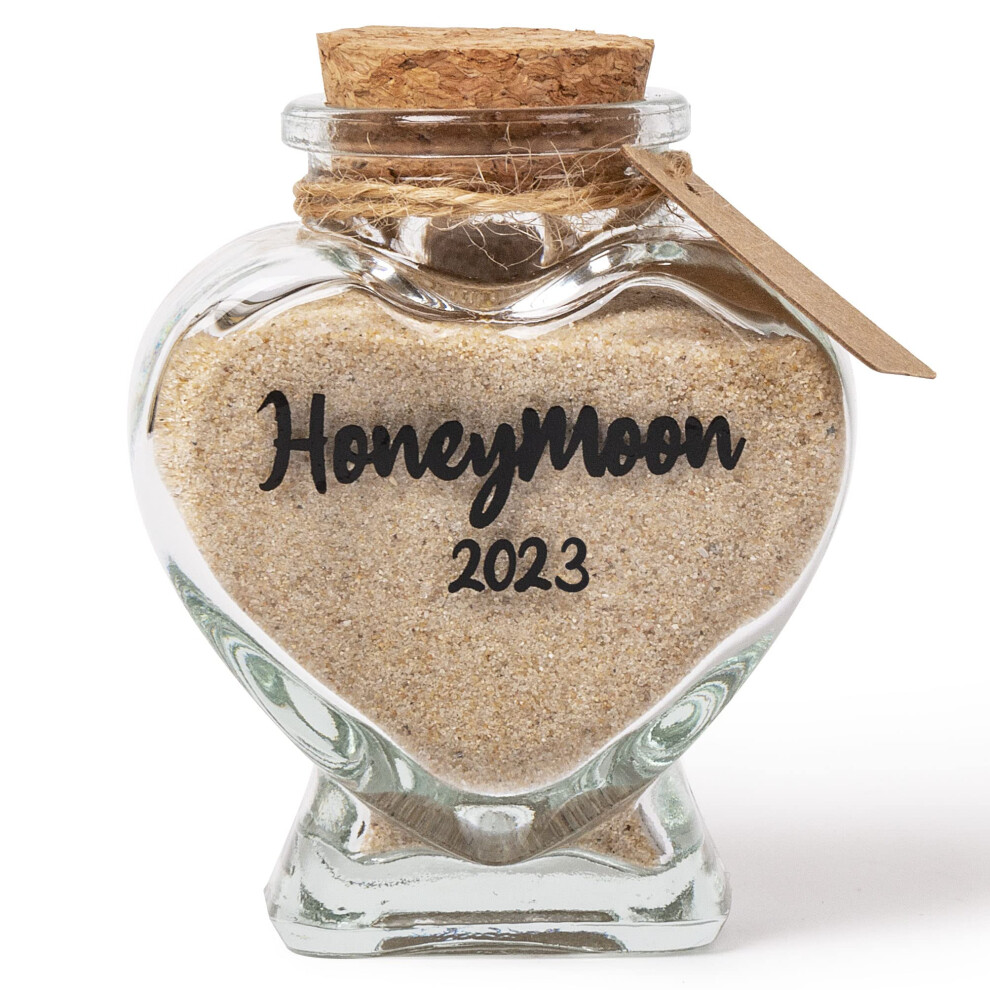 TUNGURIS Pot de sable souvenir pour lune de miel 2023 Cadeau de f?te nuptiale Mariage
