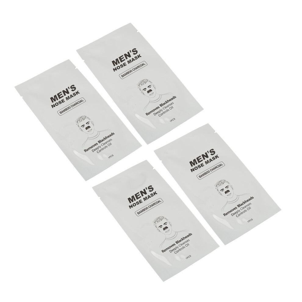10pcs Nasal Blackhead Removal Patch Shrink Pores Bamboo Charcoal Blackhead Strip for Males
