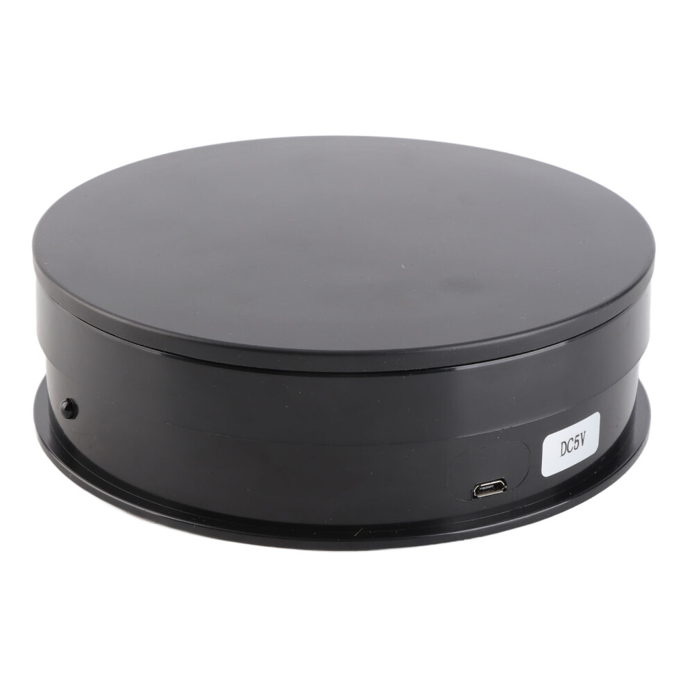 Still Turntable 15Cm Remote Control Speed Electric Rotating Turntable Display Stand Photography Video Shooting Props Black 4361315486115