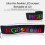 Flexible LED Car Screen Bluetooth App Control 16x64 Custom Text Pattern Programmable Advertising LED Sign USB 5V 11