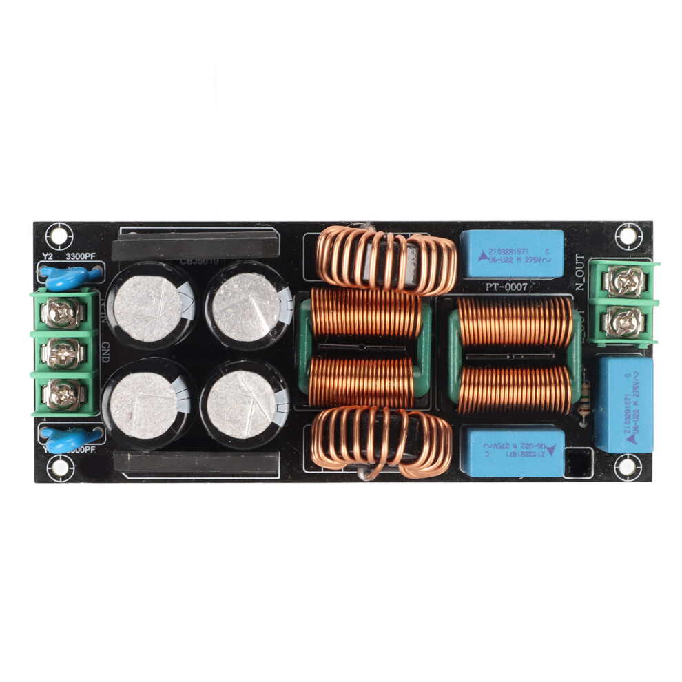Power Supply Filtering Board 2 Stage Common Mode Filtering Emi Power Filter Board For Sound Amplifier Power Ac 110Â250V 9441315487390