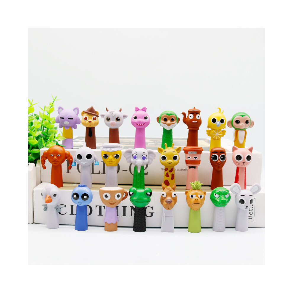 Sprunki Sahur Tungtung Action Figure Cartoon Model Toy Gifts Decoration Children