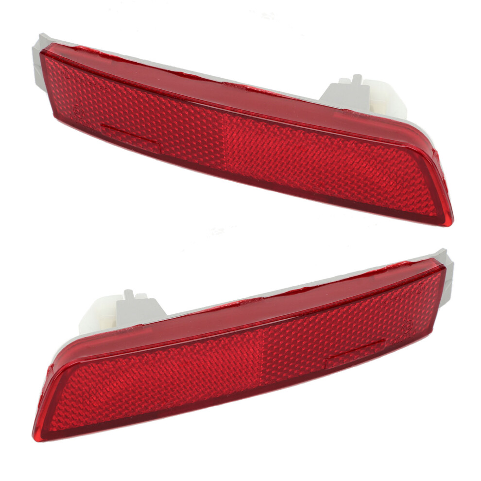 Bumper Reflector Set 265605C000 Rear Left Right Smooth Surface Replacement For Infiniti QX70 Base FX35 Base-image-OPC-PHR7YKJ-NEW
