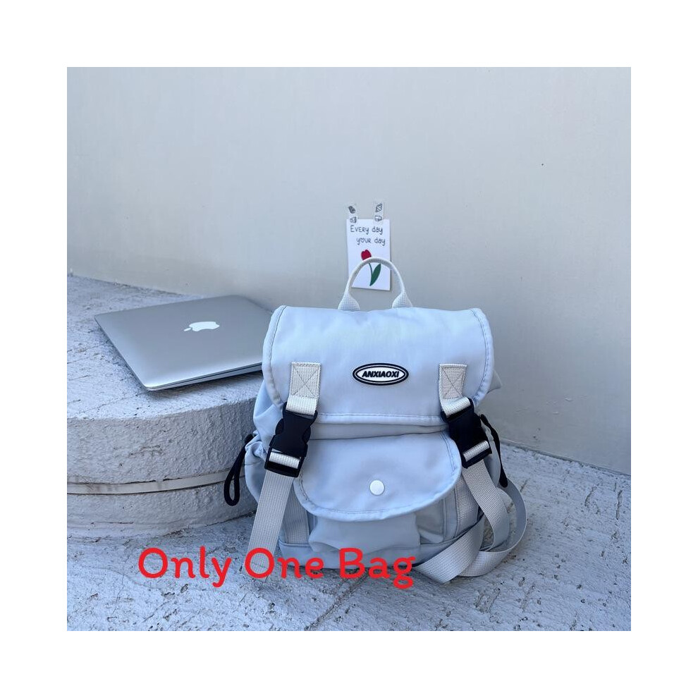 (Silver) Backpack Kids School With Breathable Nylon Material For Elementary Students Use-image-OPC-PHR7YSX-NEW