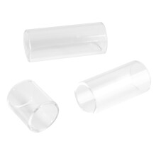 3Pcs Guitar Slide Glass Finger Slider Instrument Accessory for Playing Performance