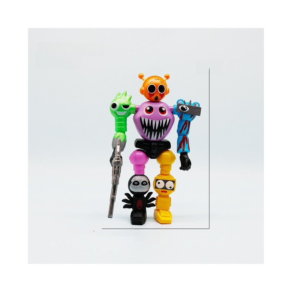 (Style C) Sprunki Action Figure Cartoon Model Toy Decoration Doll Children Gifts Ornament