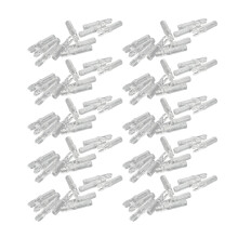 100pcs Archery Arrow Nock Durable Plastic Insert Arrow Nocks Light Weight Arrow Nocks Replacement for Archery Bow Transparent