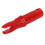 100 Stück rote Kunststoffbogenpfeilfedern, langlebig, leicht, 3,2 cm 9