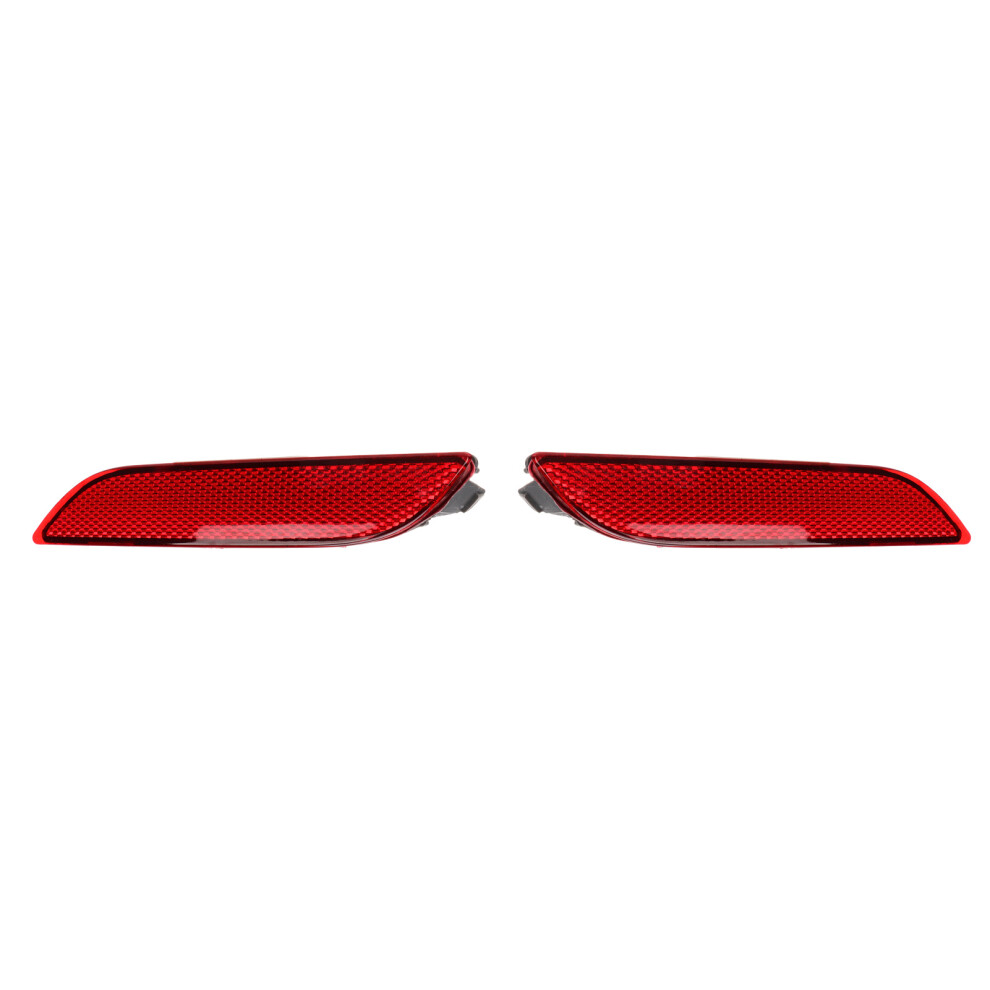 2 Pcs Rear Bumper Reflector Left Right To1185110 Tail Bumper Reflector Replacement For Camry 2018 And Up Red 8291315496745