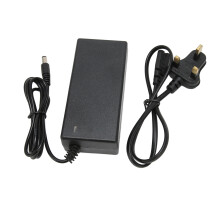 42V 2A Battery Charger DC5.5x2.5 Fast Charging Universal Power Supply Adapter for 36V Lithium Battery 100‑240V UK Plug