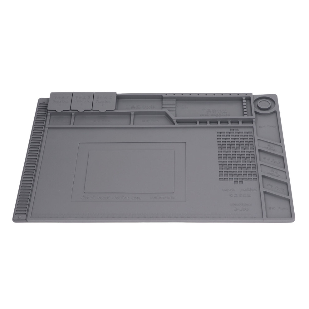Silicone Insulation Pad Corrosion And Heat Resistance Soldering Work Mat For Pcb Electronic Repair 7891315496878