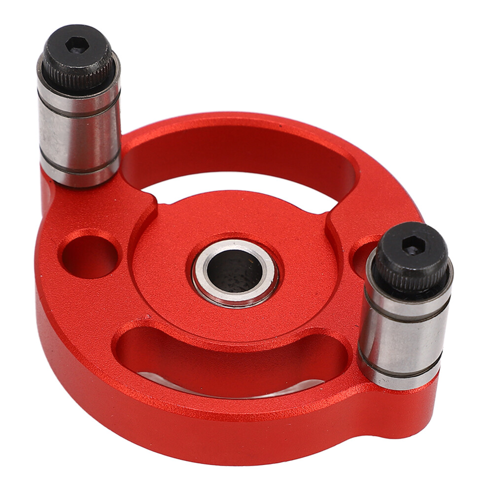 Self Centering Dowel Jig Single Hole Position Woodworking Doweling Jig Hole Punch Drill Locator Red 4611315498657