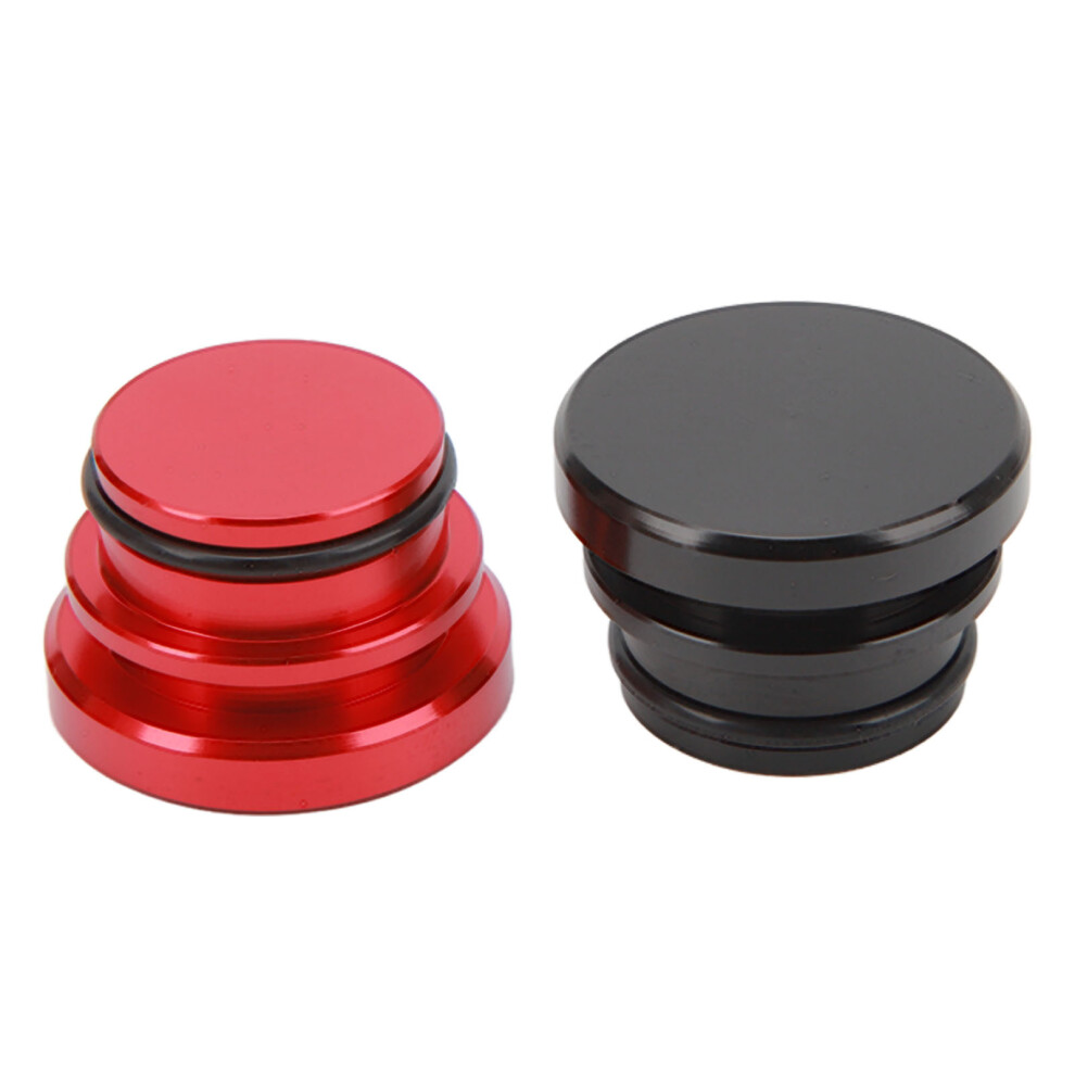 2Pcs Cigarette Lighter Dust Plug And Dustproof Lighter Socket Cover Cap For Vehicles With 12V Accessory Plugs Red/Black 9331315502301