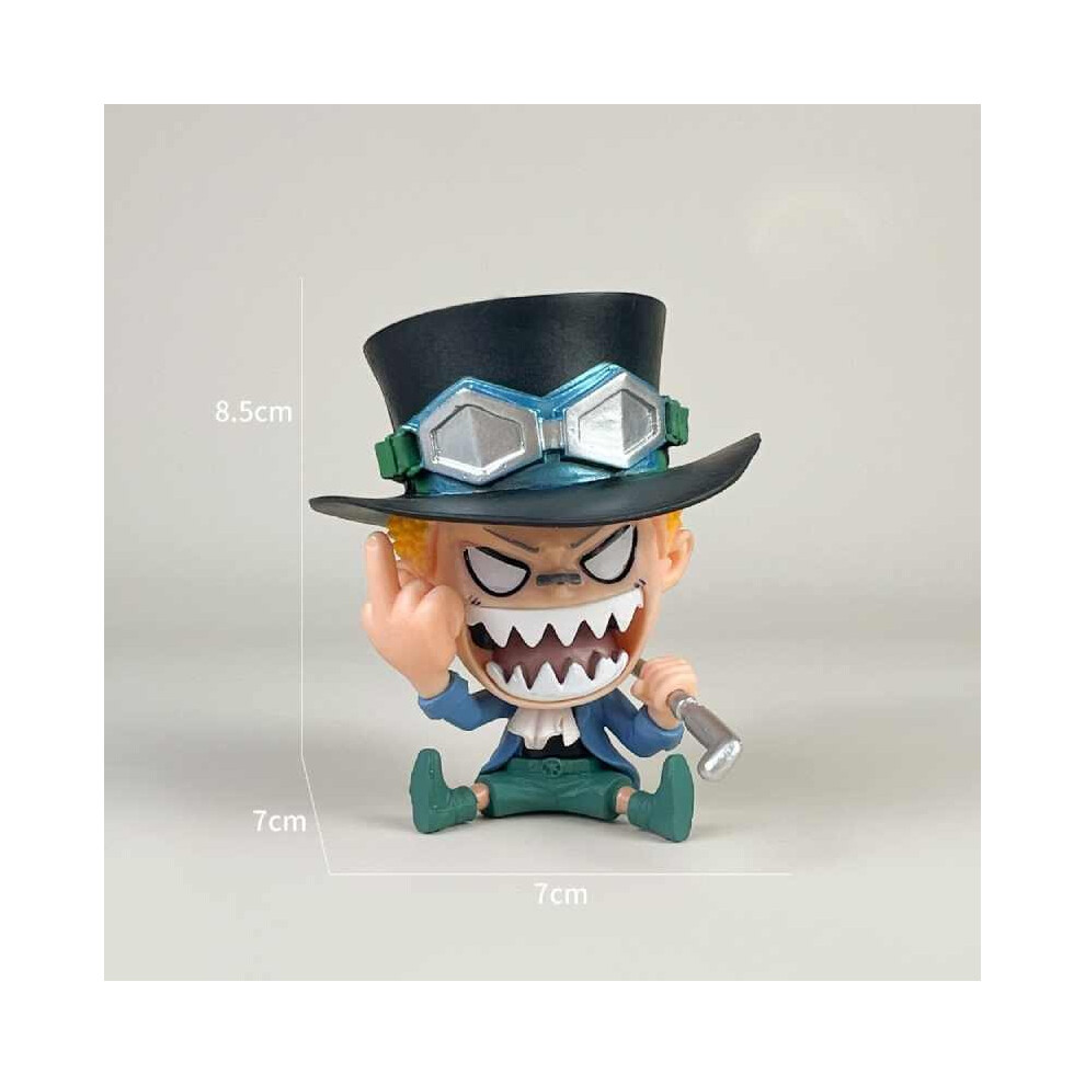 (Sabo ) Piece Pvc One Collectible Figurine Set Anime Characters Action Model Toy Figures