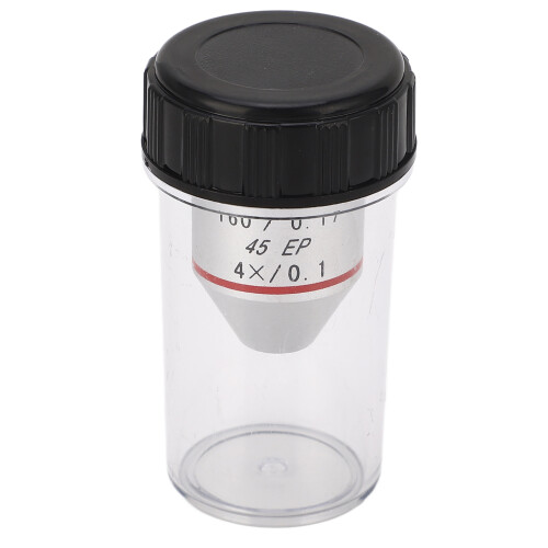 4X Objective Lens 195EP Achromatic Objective Lens Replacement for Biological Microscope Telescope 1