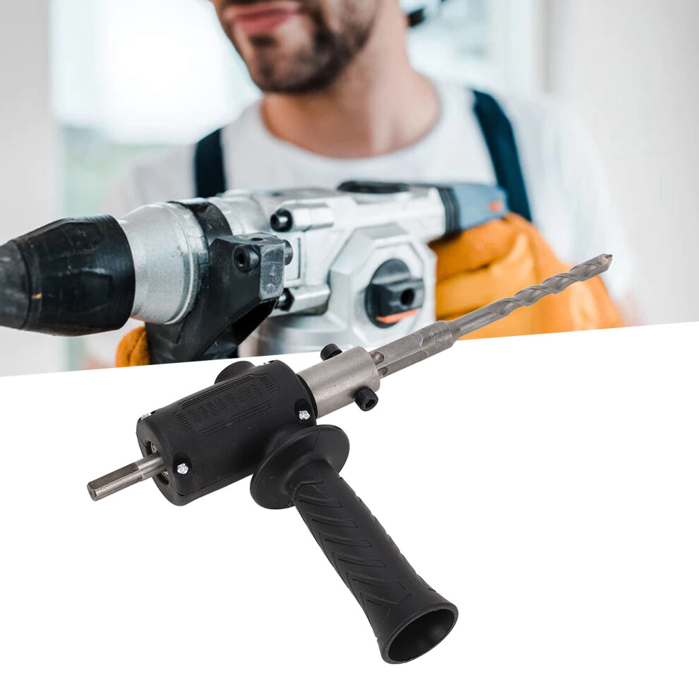 Electric Drill To Hammer Adapter Conversion Head With Bits Screws Handle Power Tool Attachment 8021315507192
