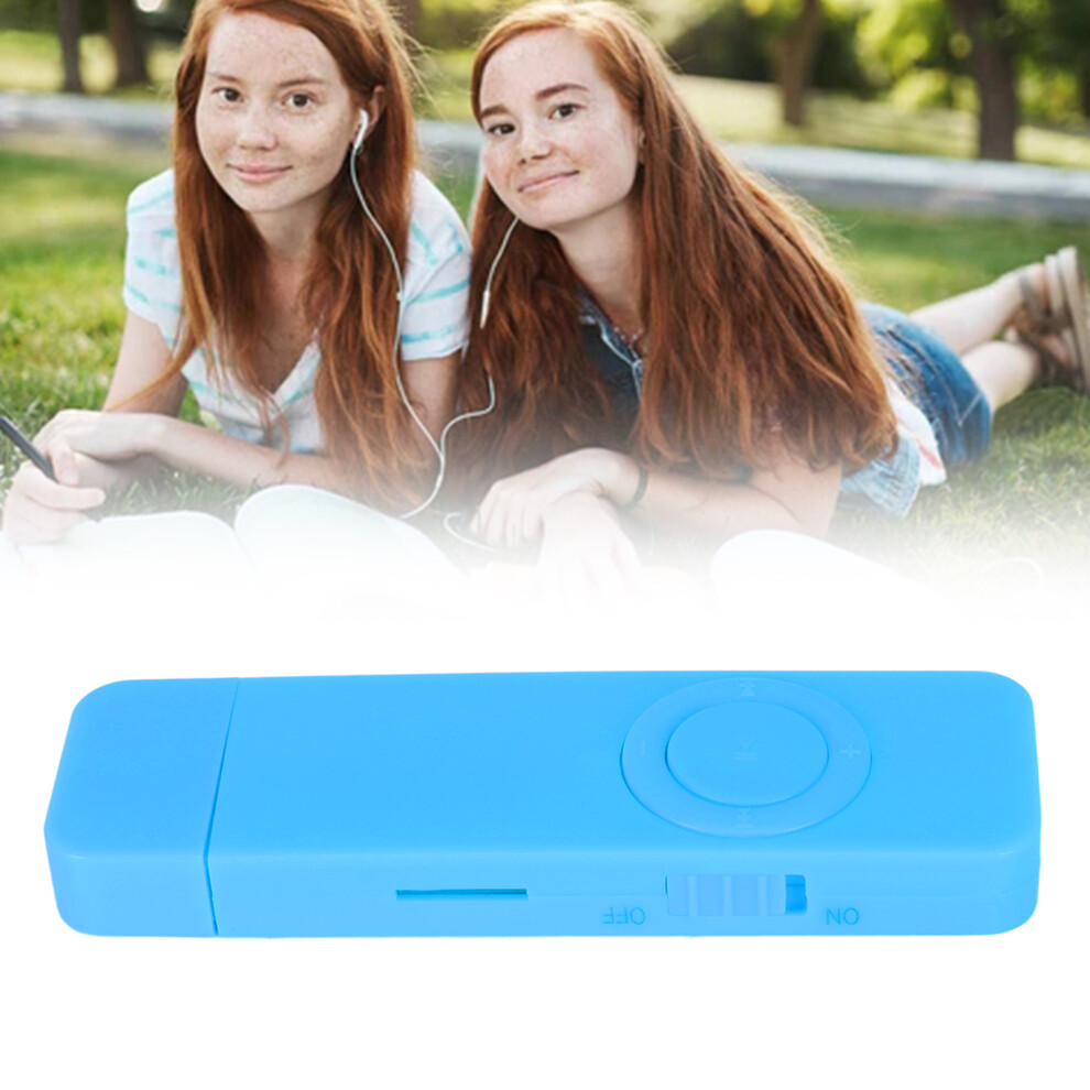 Mp3 Player 8Gb Memory 64Gb Expandable Usb Flash Drive Type Support Otg Hifi Lossless Sound Slim Portable Music Player Blue 3461315507467