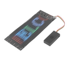 Scrolling LED Sign Programmable Flexible Color Display Screen USB 5V for Advertising