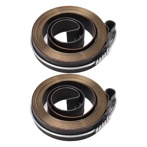 2 Pcs Drill Press Spring Chromed Steel Universal Quill Feed Return Coil Spring for Drilling Milling Machine 2