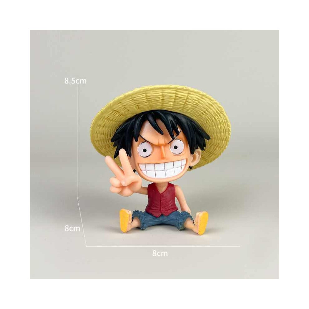 (Luffy ) One Piece Pvc Collectible Figurine Set Anime Characters Action Figures Toy Model