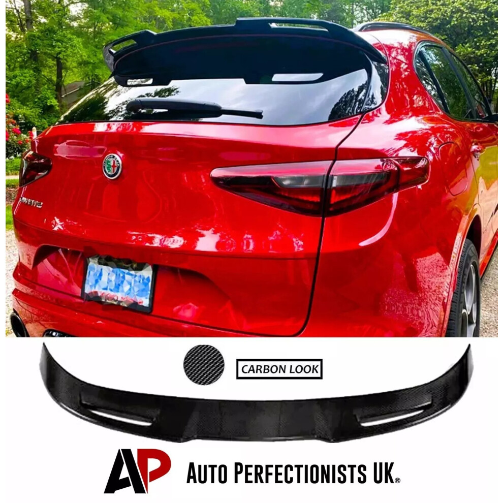 For Alfa Romeo Stelvio Fibre Roof Lip Spoiler Wing Body Kit 2017+ 5061072668296
