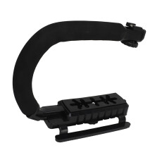 Video Action Stabilizing Handle Aluminum Alloy and ABS U Type Camcorder Handheld Stabilizer for Camera Camcorder
