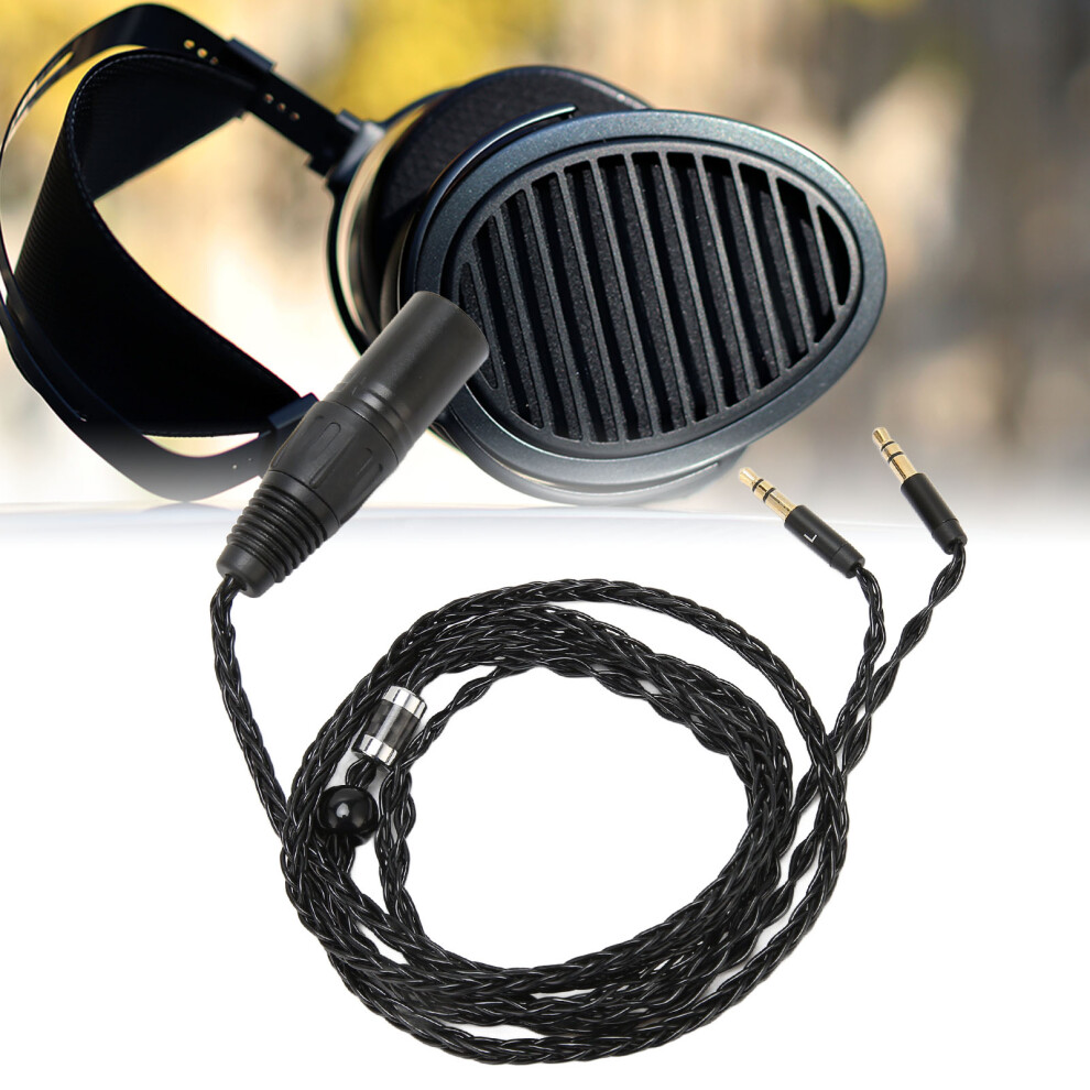 4 Pin Xlr Male To Dual 3.5Mm Male Headphone Cable For Arya Sundara Ananda He400se For Mdr Z7 Z7m2 Z1r For D7200 8011315517871