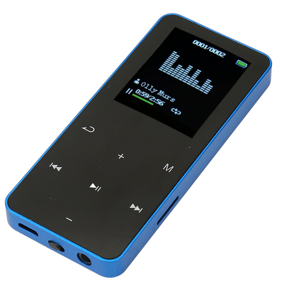 Mp3 Player 8G Tooth 4.2 1.8 Inch Screen Noise Reduction Lossless Portable Mp4 Player With Translation Dictionary Blue 8021315518549