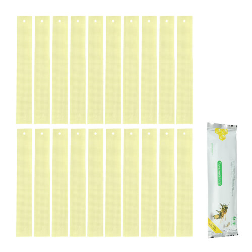 20Pcs Fluvalinate Strips Set Beekeeping Medicine Tools for Beehive Varroa Mite Removal 1