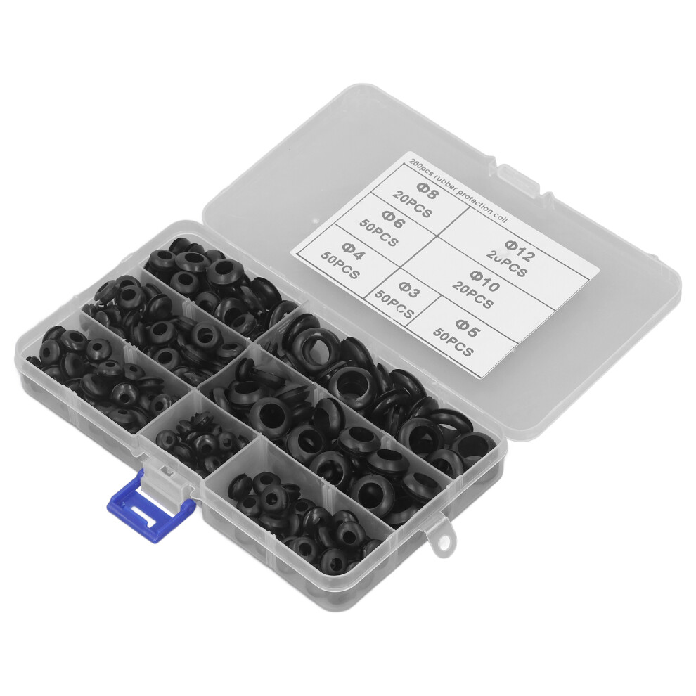 260Pcs O Rings Assortment Kit Nitrile Rubber Sealing Gasket Washers For Air Plumbing Fuel Injector 3641315520424