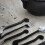 Gourmet Settings 20-Piece Flatware Treble Clef Collection Black Silver 4