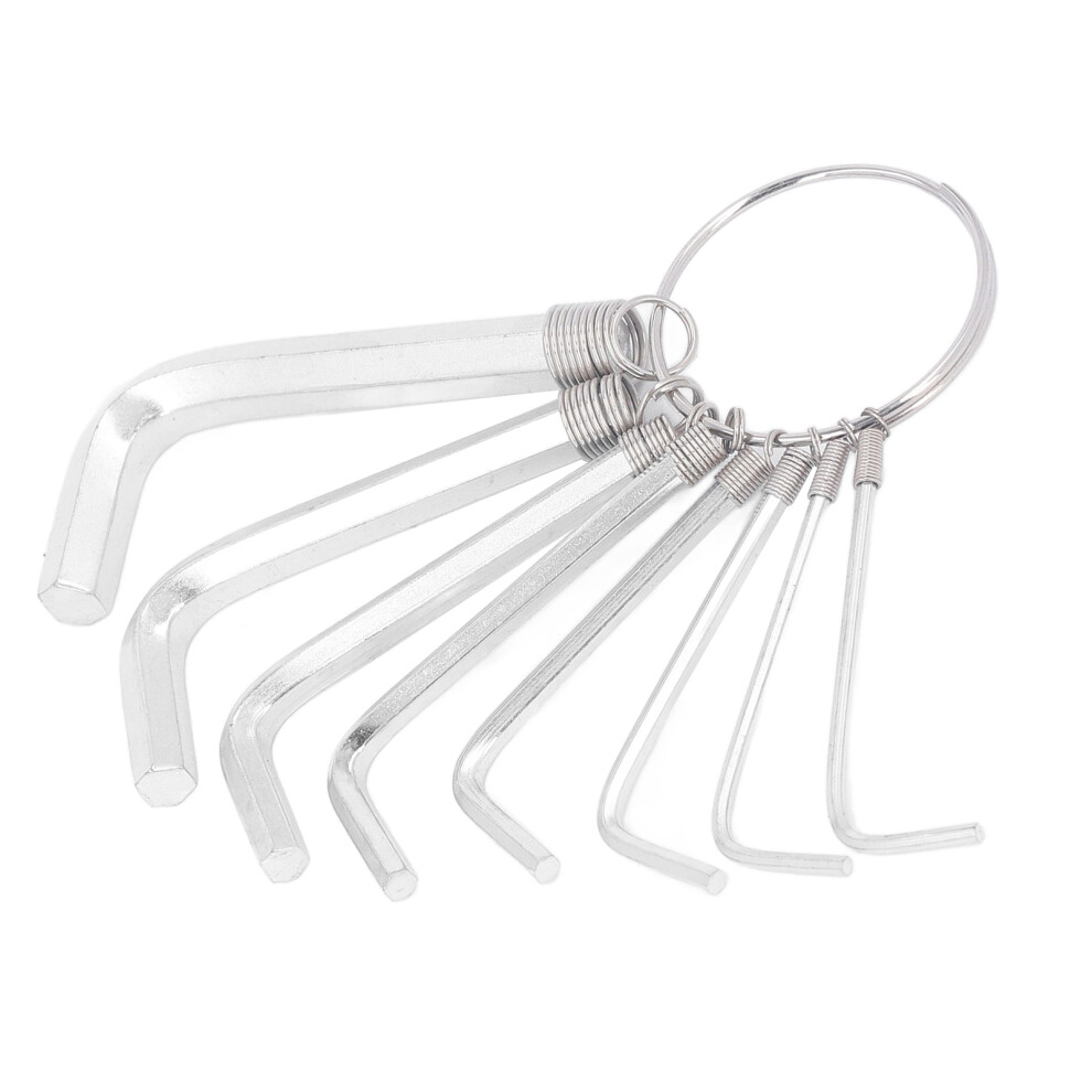 8Pcs Hex Key Wrench Set Metric 1.5 2 2.5 3 3.5 4 5 6mm Chromium Steel Craftsman Hand Tool