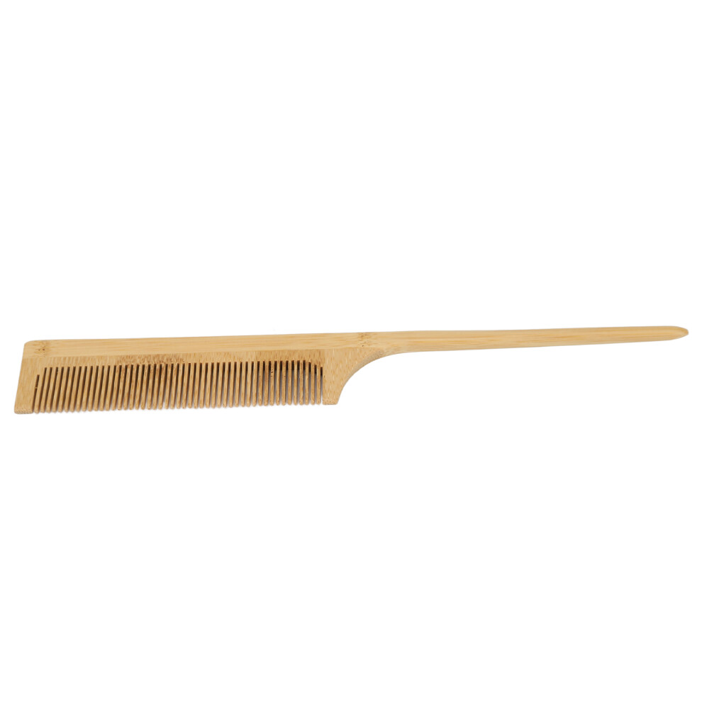 Unisex Bamboo Beard Comb Professional Home Hair Salon Mellow Teeth Hair Detangling Comb Styling Tool For Men Women