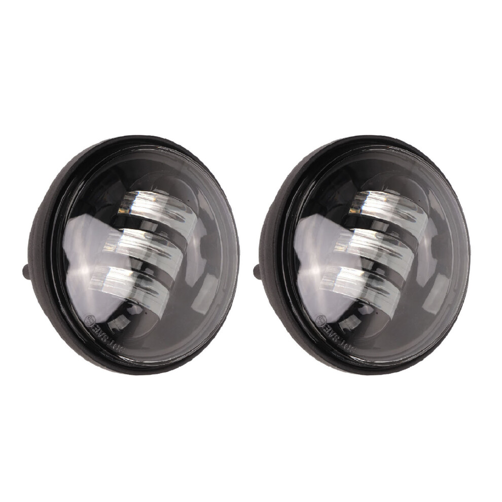 2Pcs Led Fog Lights Lamps 4.5In Ip67 Waterproof 10 To 32V 30W Driving Fog Lights For Motorcycle White/Light 3391315523955