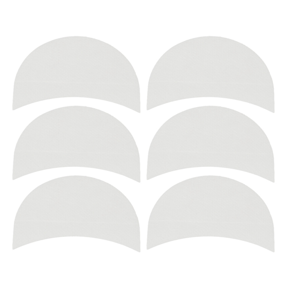 100pcs Eyeshadow Shield Half Moon Shaped Prevent Makeup Residue Cosmetic Eyeshadow Pad