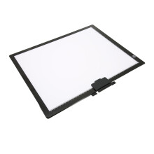 A3 Tracing Light Box 5V/2A 6500K 6 Levels Adjustment LED Light Pad with Magnet Clip for Rhinestone Painting Sketching