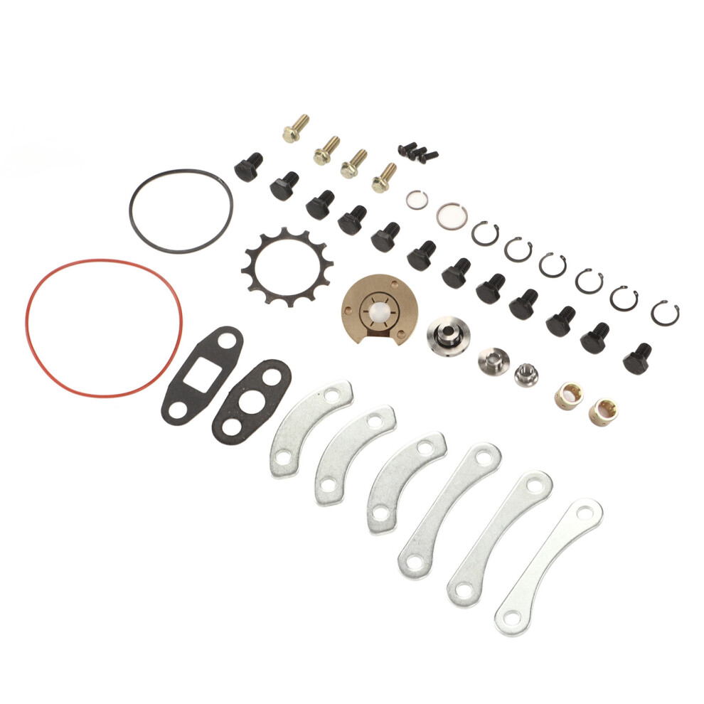 44Pcs Standard Shaft Turbo Repair Kit Stable Performance Metal Alloy For T3 T4 T04e T04b Turbo Charger 8151315524650