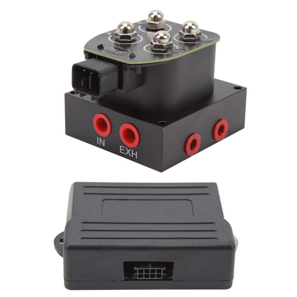 200PSI 12V Auto Manifold Solenoid Valve Air Ride Corner Block Suspension Manifold Valve Block Four Gear Adjustment with Remote Control-image-OPC-PHR87X6-NEW